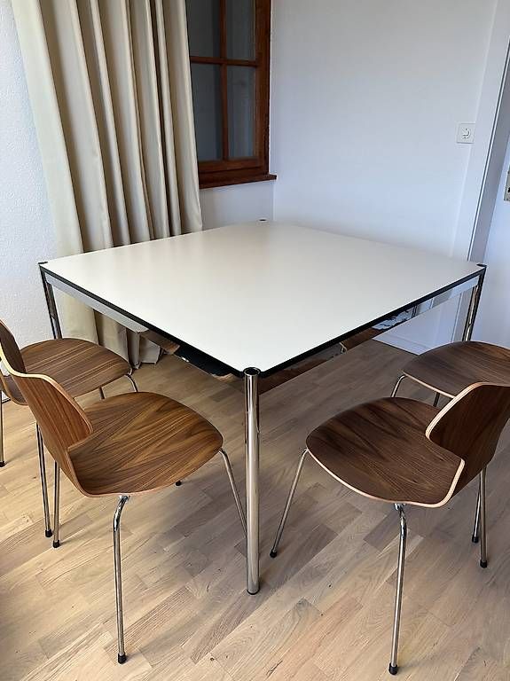 USM Tische: Table USM Haller en stratifié gris perle // Ref. AY0353 – Gebraucht aus Ravoire von ARKY_s 2