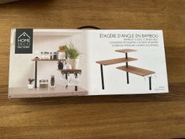 Home Deco Factory Eckregal 3 Ebenen Bambus NEU