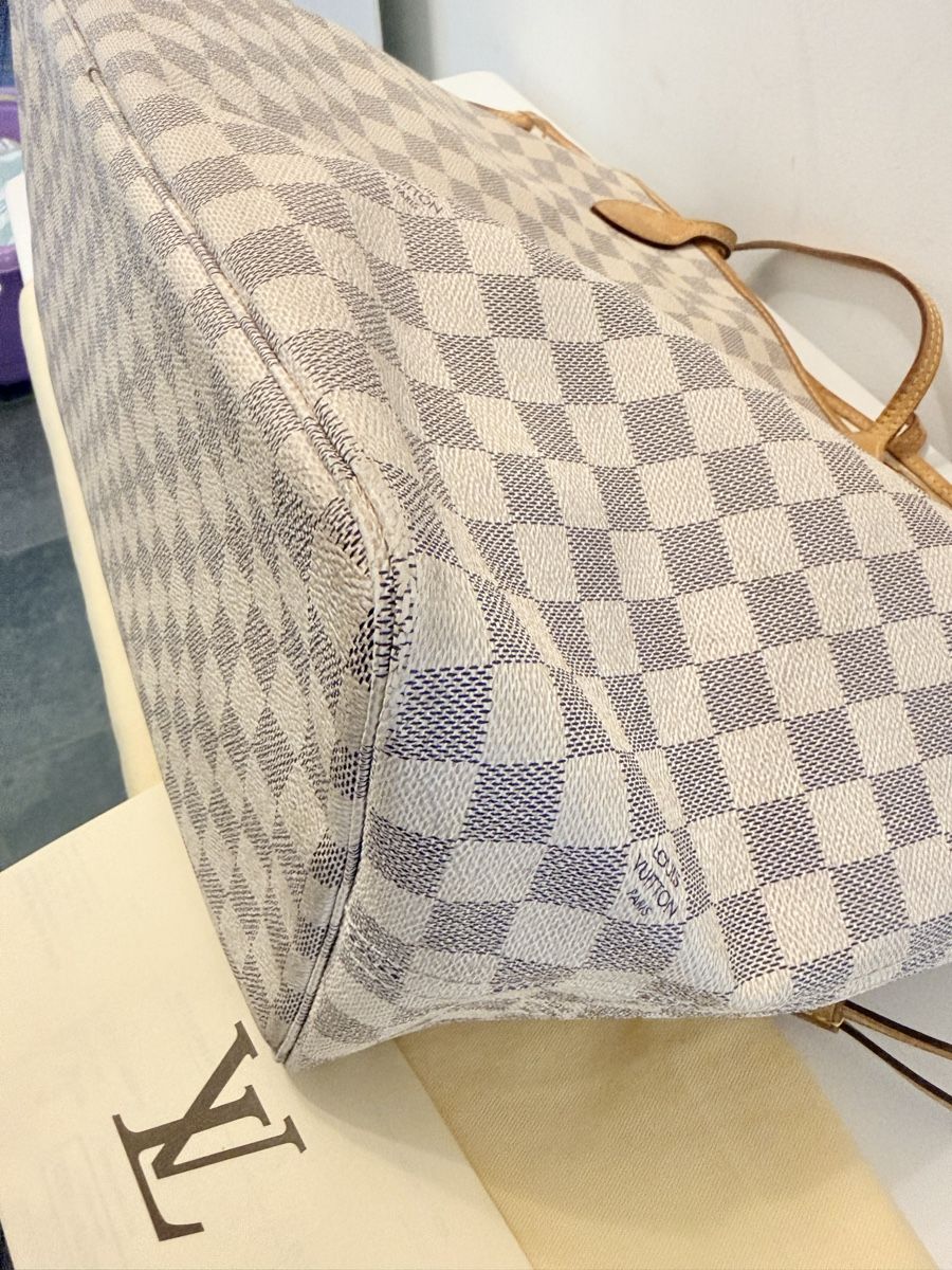 Louis Vuitton Taschen für Damen: Louis Vuitton Neverfull GM Azur – Gebraucht aus St. Margrethen SG von Berry08 6