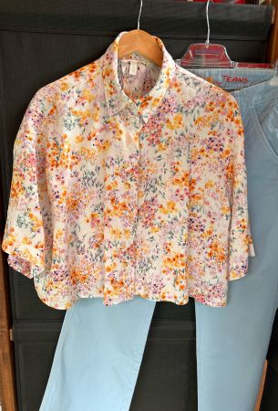 Set Denim Oberteil Leine zweiteiliges