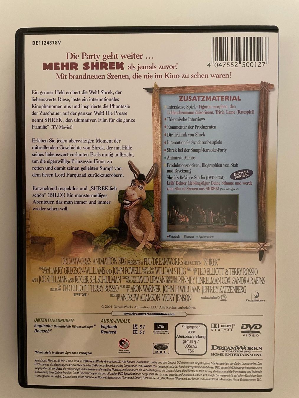 Tutti i DVDs: Shrek - The daredevil hero – Usato da Riehen venduto da M.S.DVD 2