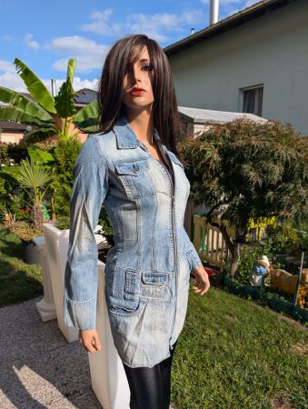 Jeans Kleid, Gr.XS - neuwertig - ROOK