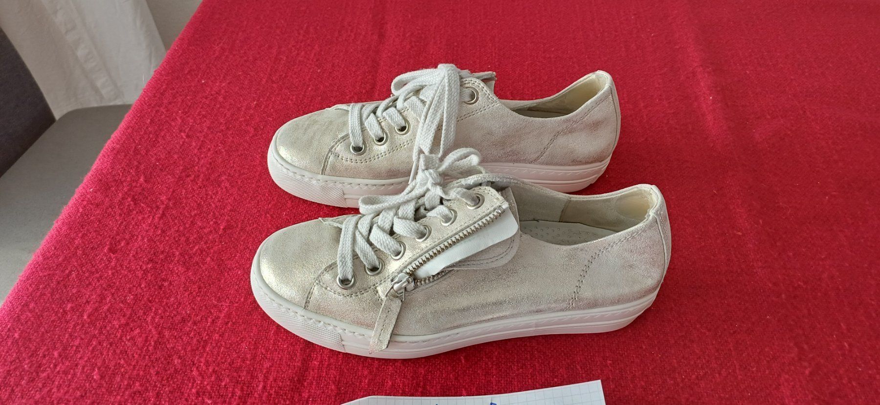 Paul Green Scarpe da donna: Graue Damen Sneakes – Usato da Pfäffikon ZH venduto da rst628 1