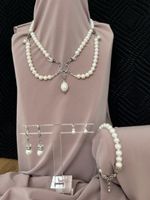 Brautschmuck mit echten Perlen Nr. 25