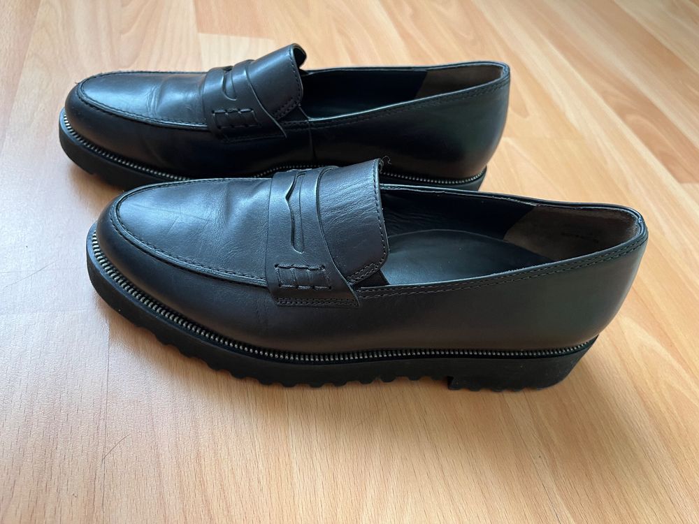 Marttely Castellanos Penny Mocassins Cuir Homme - Fabriqués à La Main En Espagne, Semelles Cuir Cousues