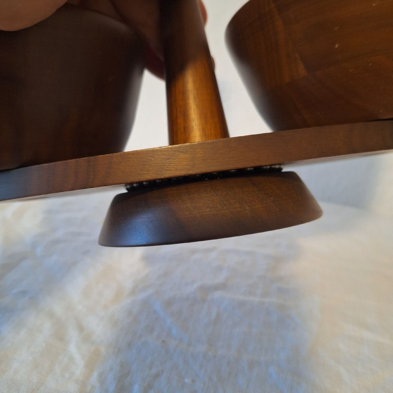 Ciotole: Versand OK! Solid Black Walnut Kustom Kraft Servierschale – Usato da Winterthur venduto da Goldpipau 6