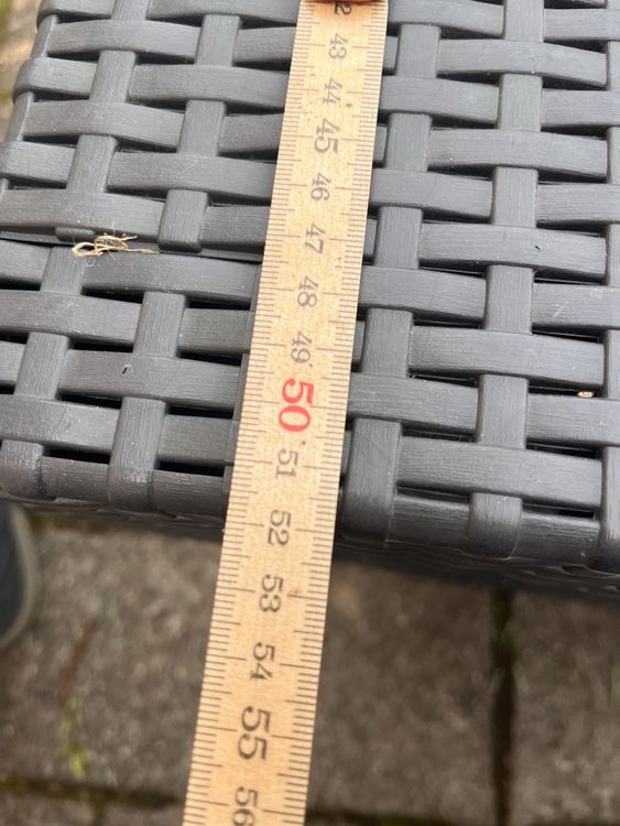 Rattan Kunststoff Gartenmöbel 2 Stühle und ein Tisch Kaufen auf Ricardo
