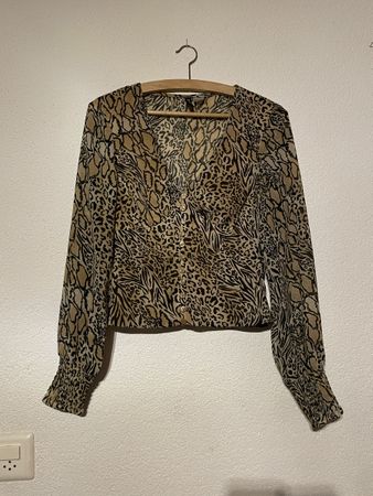 Langarm/Bluse Animal print