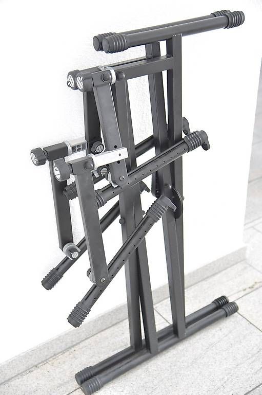 Supporti per strumenti musicali & leggii: Professioneller Doppel-Keyboardständer Quik Lok QL723 – Usato da Jona venduto da nice2have4us01 3