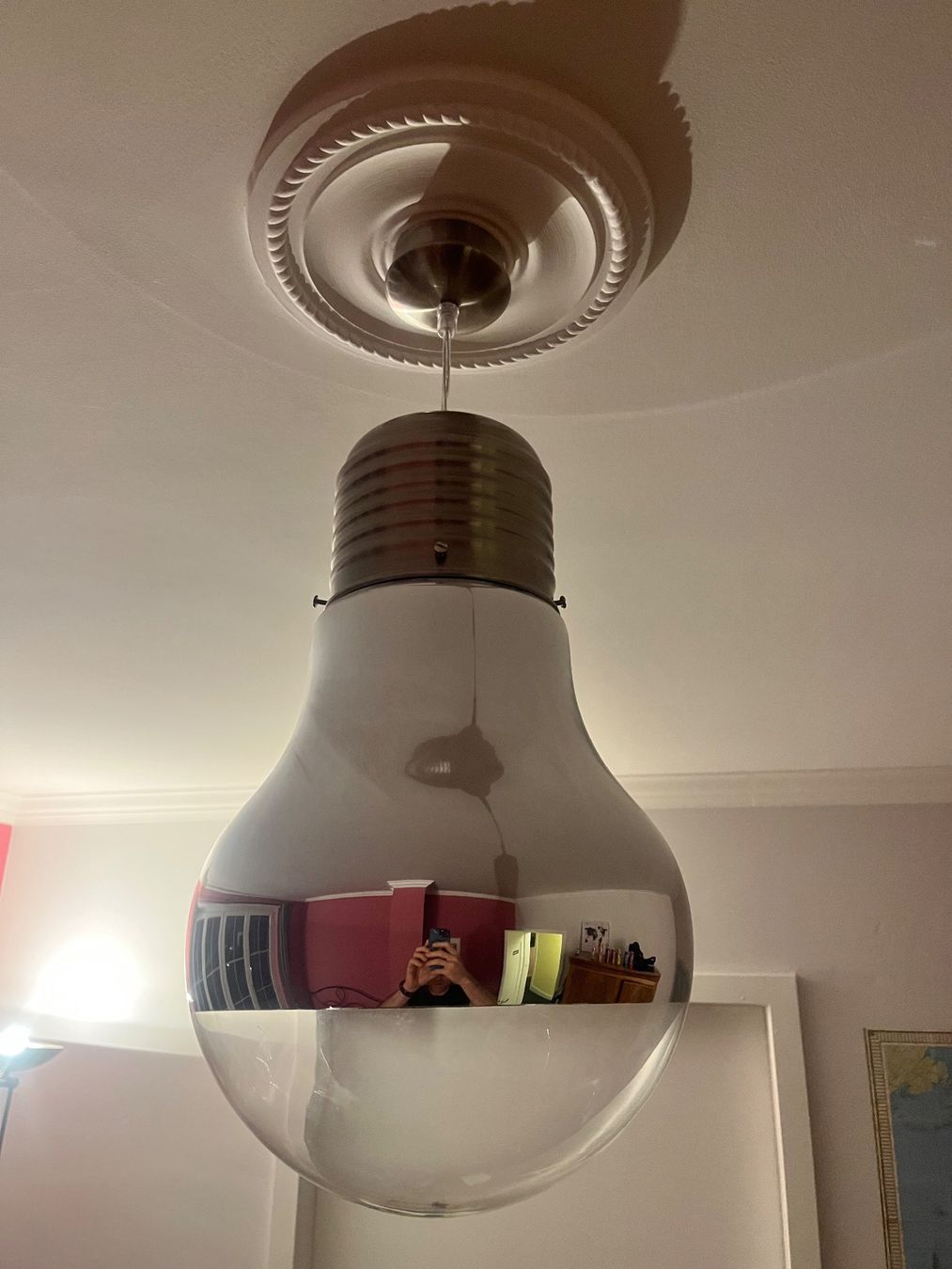 Kronleuchter & Deckenlampen: Vintage Deckenlampe in Glühbirnenform – Gebraucht aus Burgdorf von A006972 2