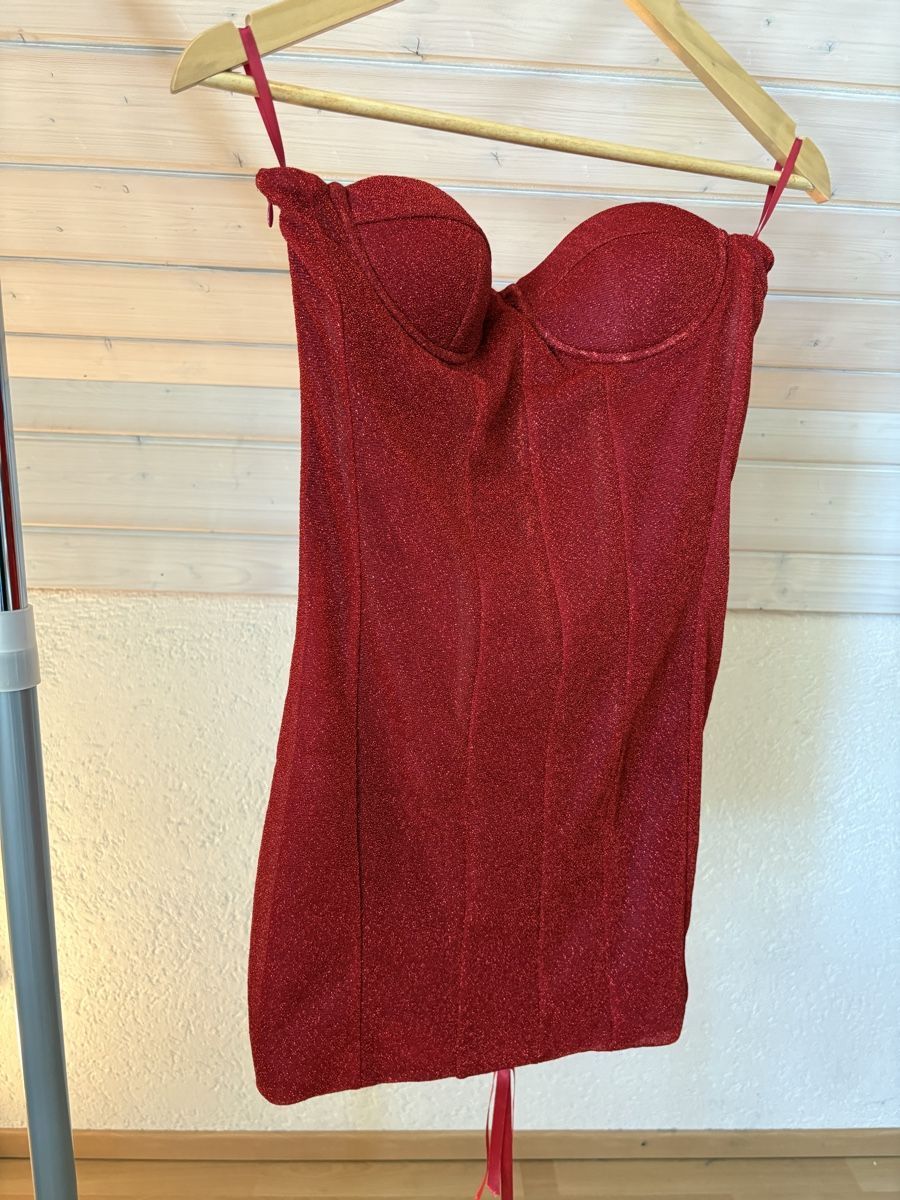 Vestiti: ROTES CORSAGE-KLEID – Nuovo (secondo la descrizione) da Bettwiesen venduto da wombat90 1