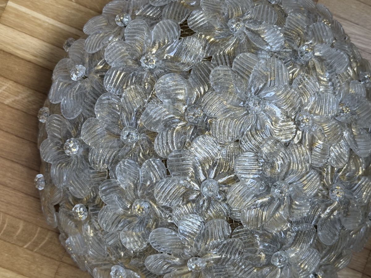 Lampadari & plafoniere: Murano Glass Flower Basket 1950s – Usato da Zürich venduto da ralph__ 6