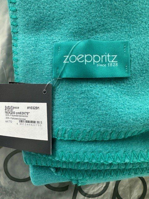 Decken: Original Zoeppritz Soft-Fleecedecke 200x160 cm, neu – Neu und originalverpackt aus Watt von MilaKimba 1