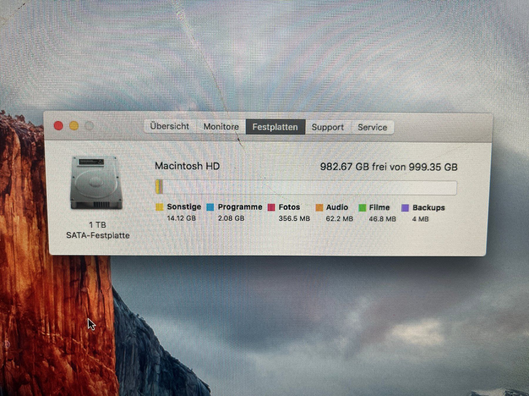 Apple PCs: Apple iMac 21.5" mit 8GB RAM und 1TB HDD – Gebraucht aus Burgdorf von  5