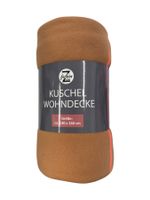 Kuscheldecke Fleece Decke mit Kreuzstich, 130x160 cm