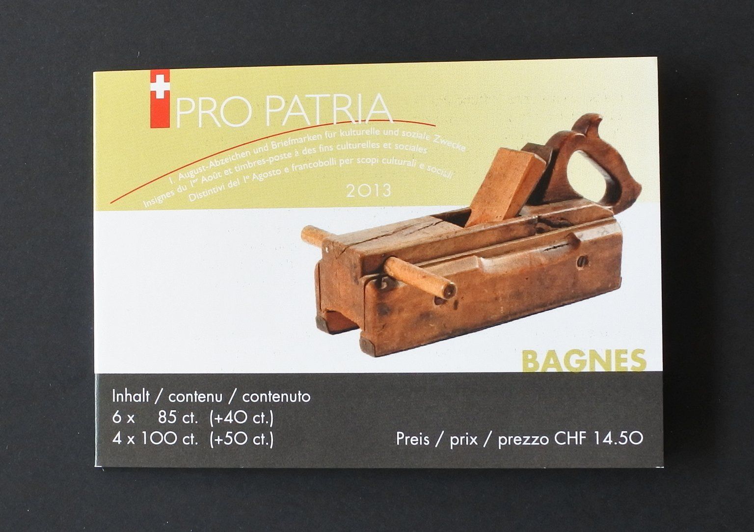 Tutti i francobolli: 2013 Pro Patria Markenheftchen ** – Nuovo (secondo la descrizione) da Lugano venduto da fc2017