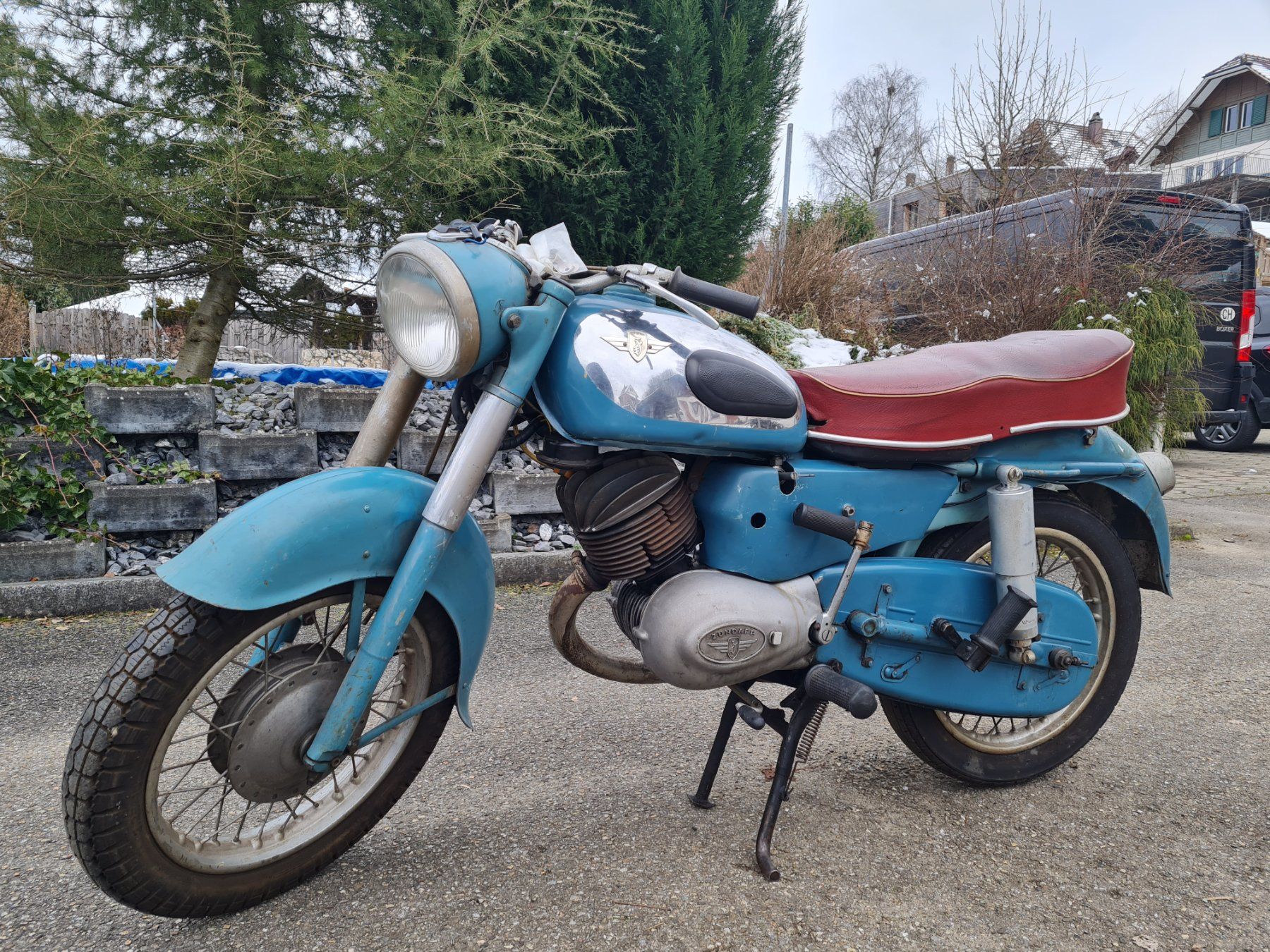 Zündapp Strada: Zündapp 250 S Trophy Bj59 CH Papiere Oldtimer Scheunenfund – Usato da Wynau venduto da Bastel87