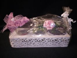 Romantisches Windlicht Gesteck Shabby Chic 💕🌹💕