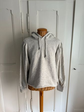 BA&SH - Hoodie Sweatshirt hellgrau meliert 36