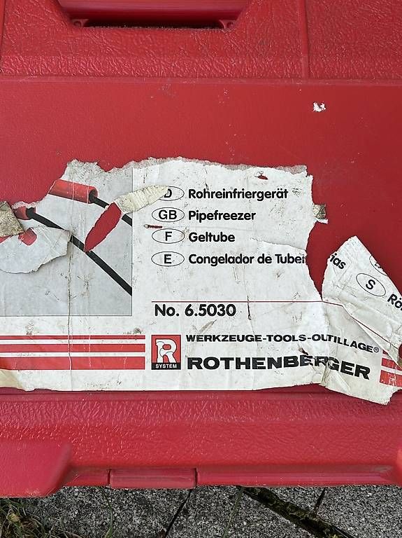 Alle Maschinen: Rothenberger Rohreinfriergerät – Gebraucht aus Gerlafingen von internacional 3