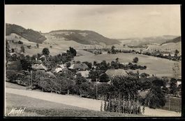 AK Mirchel, Ort und Hügellandschaft