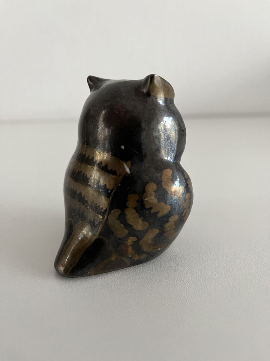 Sculture & Statue: Eule aus Messing – Usato da Wetzikon ZH venduto da seli03 3