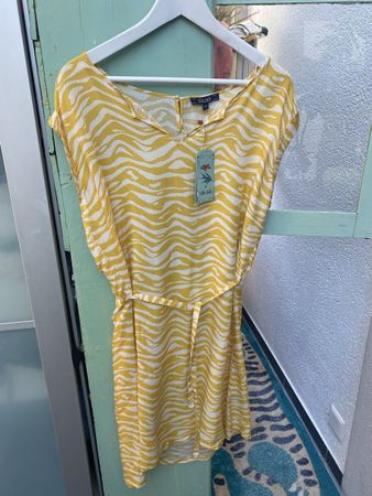King Louie Sommerkleid Eva Chapman Mimosa Yellow Gr. 42