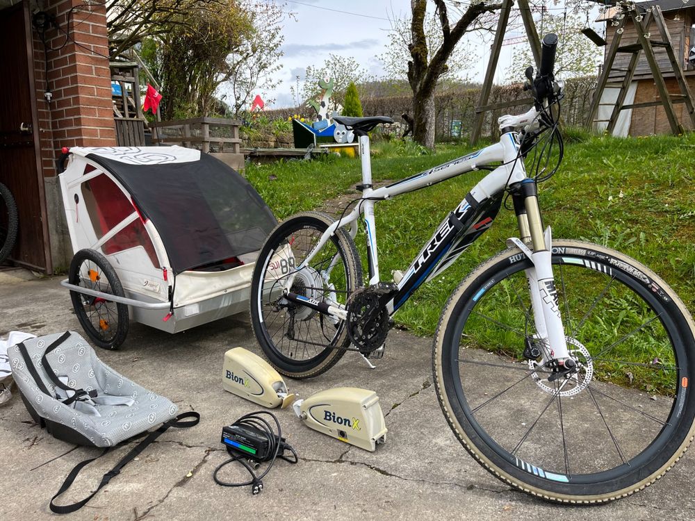 trek bionx ebike mit leggero vento v89 kinderanhänger Kaufen auf Ricardo