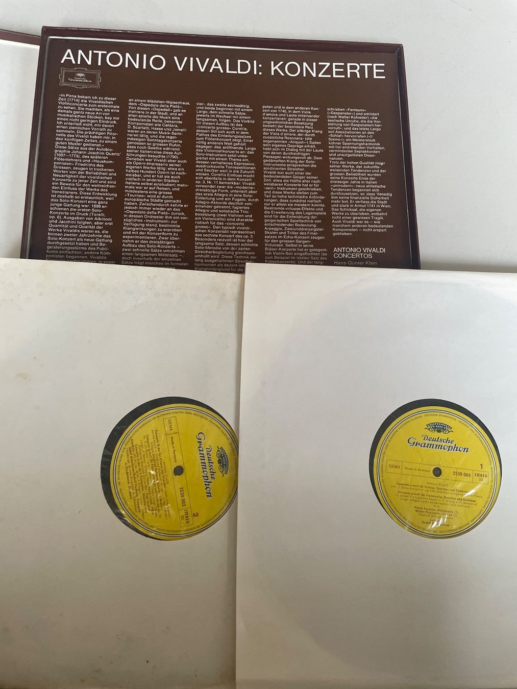 Schallplatten: BOX Antonio Vivaldi Konzerte - Deutsche Grammophon Privilege – Gebraucht aus Minusio von Pink222 1