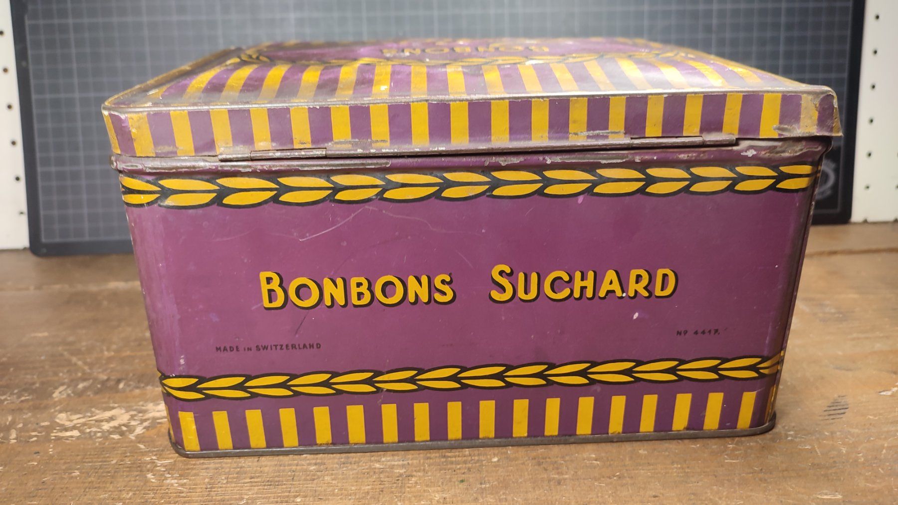 Suchard Barattoli: Wunderschöne alte Blechdose SUCHARD – Usato da Gelterkinden venduto da MYSTOREFORYOU4460