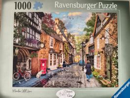 OVP - 1000 Puzzle RV, Meadow Hill lane, Down the lane no. 2