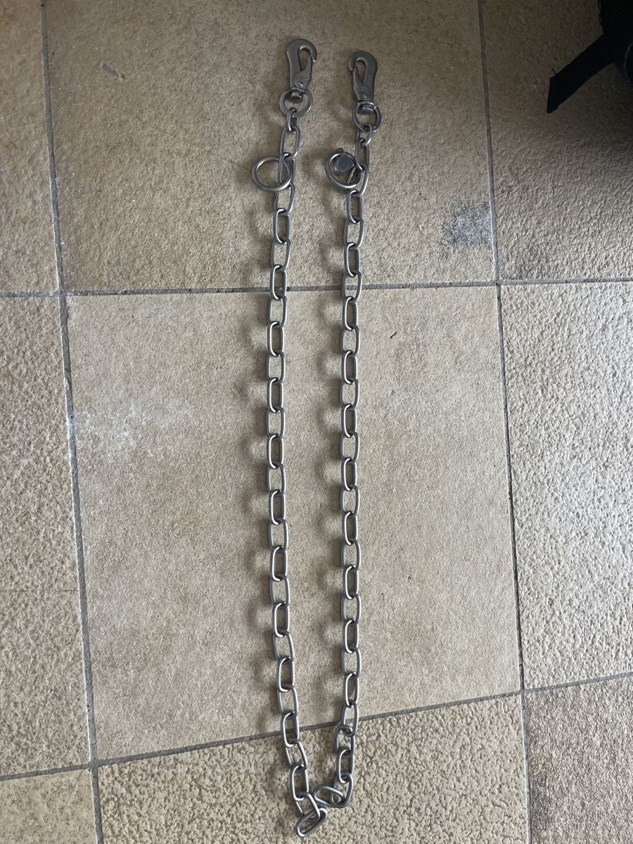Leine & Halsband: Hunde Halsband Halskette mit Karabiner – Gebraucht aus Bellach von jba03