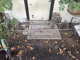  Massiver Fahrradständer für 8 Fahrräder – Metall verzinkt 