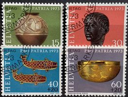 1973 Satz Pro Patria einheitlich ET-⦿ ab 0.50