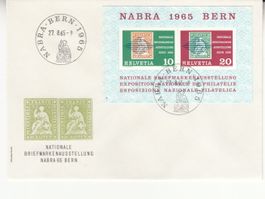 SBK W 43 Bl Nr. 8 mit Sonderstempel S. 599 NABRA Bern