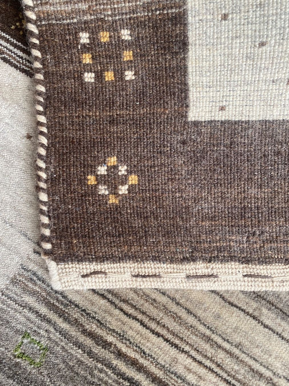 Gabbeh Tappeti: 3er-Set Gabbeh Loribaft 230x160 & 145x75 – Usato da Zürich venduto da Simodo 8