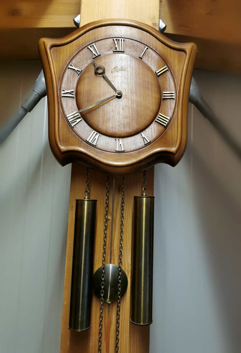 Orologi: Wunderschöne Wanduhr, Pendeluhr Holz – Usato da Gerlafingen venduto da Antik_mann