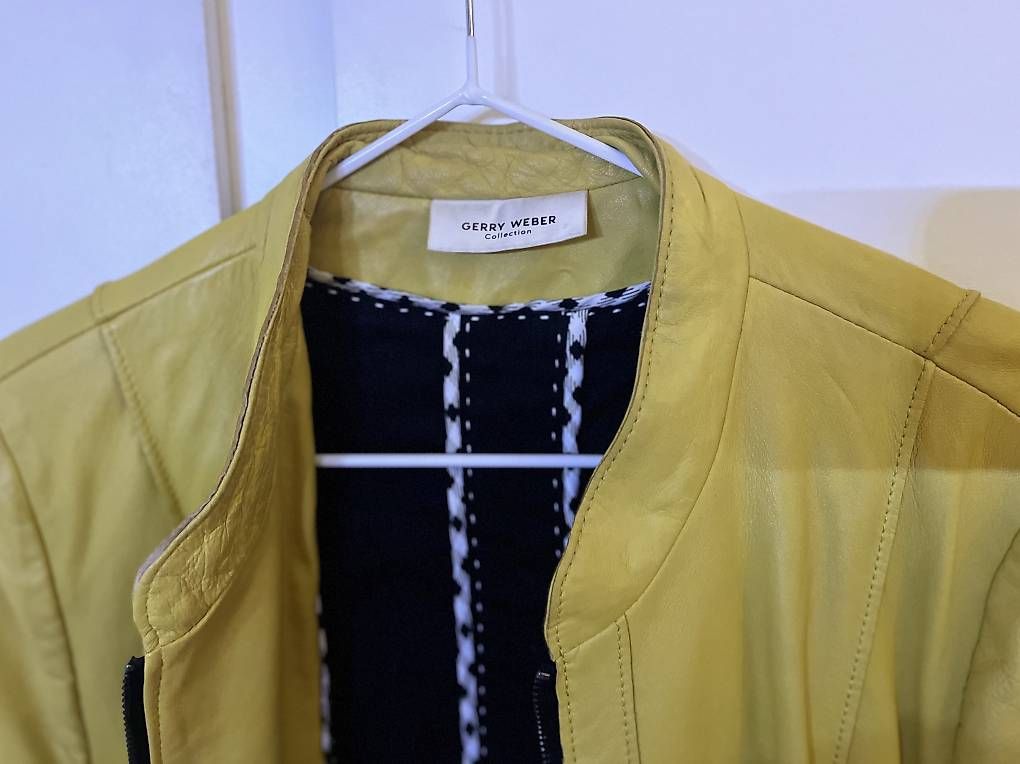 Giacche: Lederjacke Übergangsjacke Frühling Gerry Weber – Usato da Muri b. Bern venduto da Merliner01 1