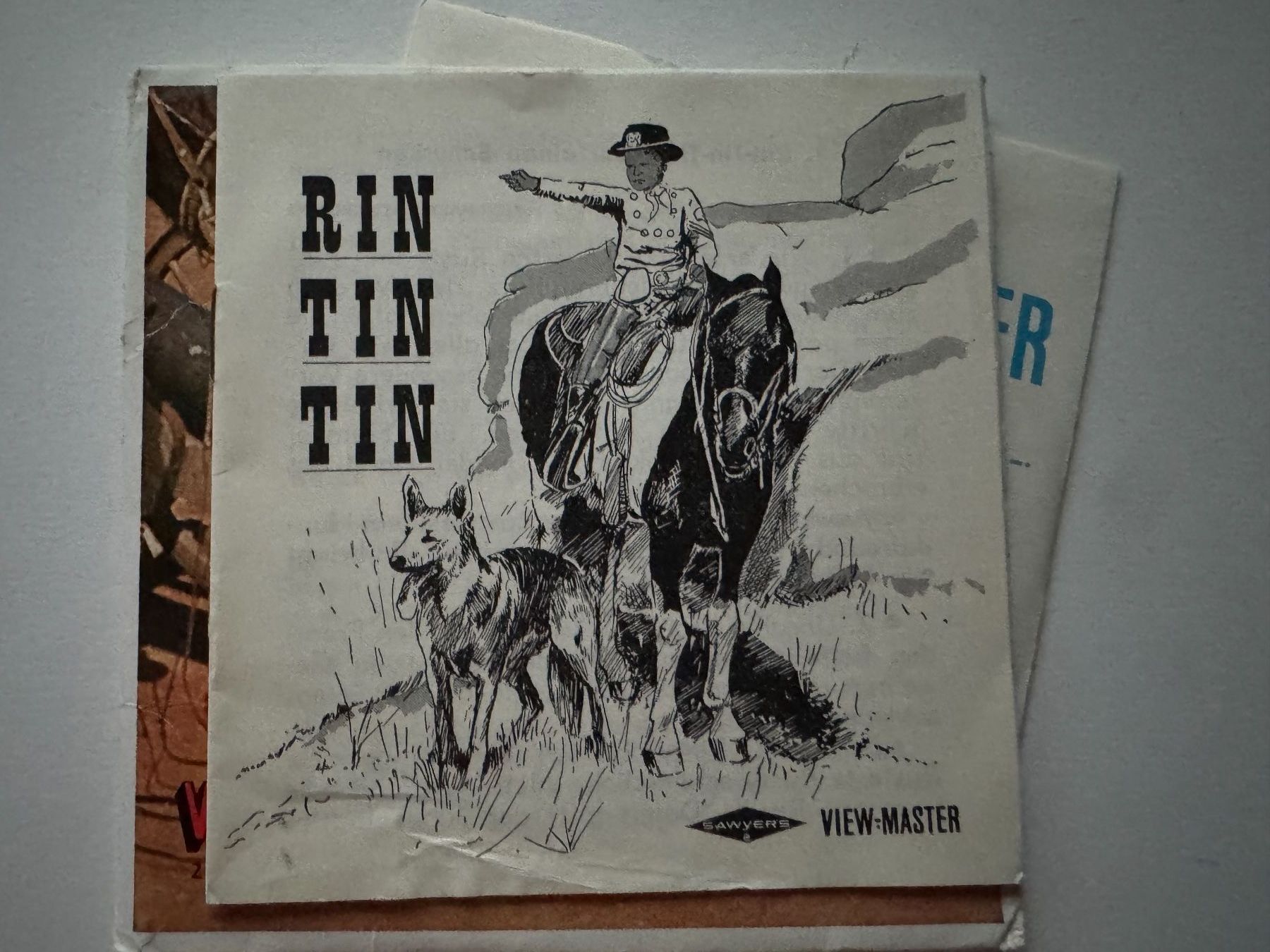 View-master Spielzeuge: View-Master 3D: Nr. B 467 RIN-TIN-TIN (3 Scheiben) – Gebraucht aus Tegerfelden von siebenmacky 2
