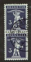 Tell 118 paire verticale oblit. Selzach