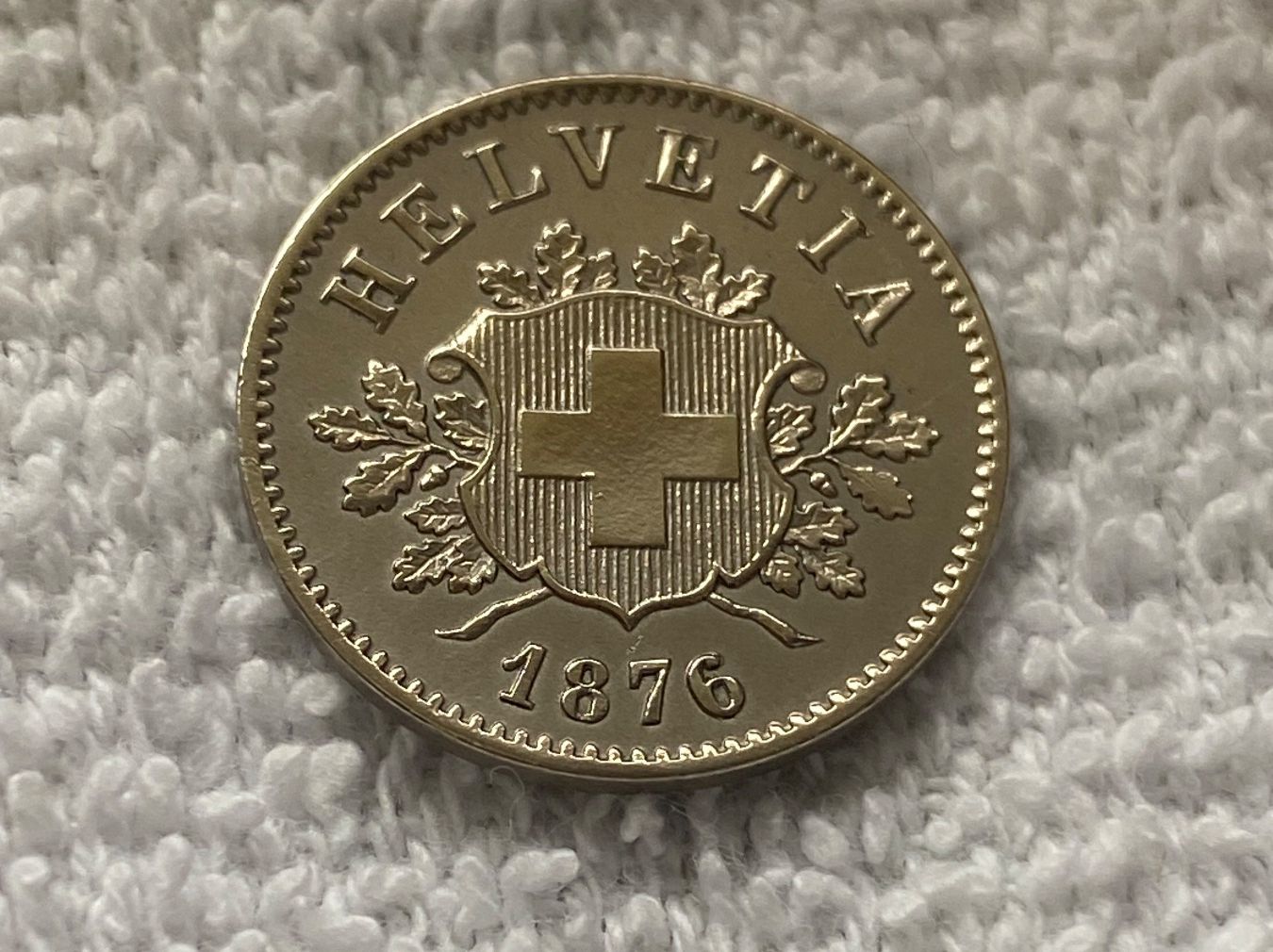 Tutti le monete: 10 centimes/rappen 1876 – Usato da Nyon venduto da Ilmi09