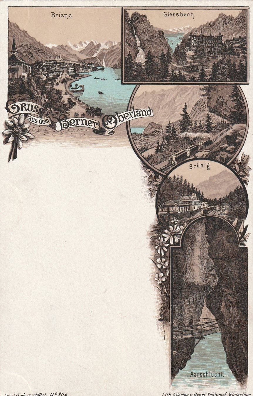 Cartes postales: BE - Berner Oberland-Litho – D'occasion à uttwil par Koehlerfred