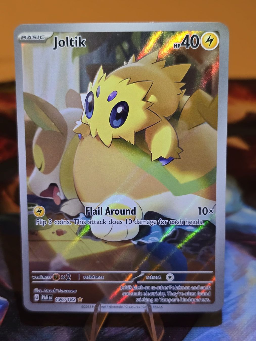 Pokémon Sammelbilder & Trading cards: Joltik (PAR 196) – Gebraucht aus Lenzburg von AkuyakuTCG