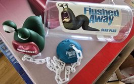 Waschbeckenstöpsel Flushed Away -Seltenes Sammlerstück, Neu!