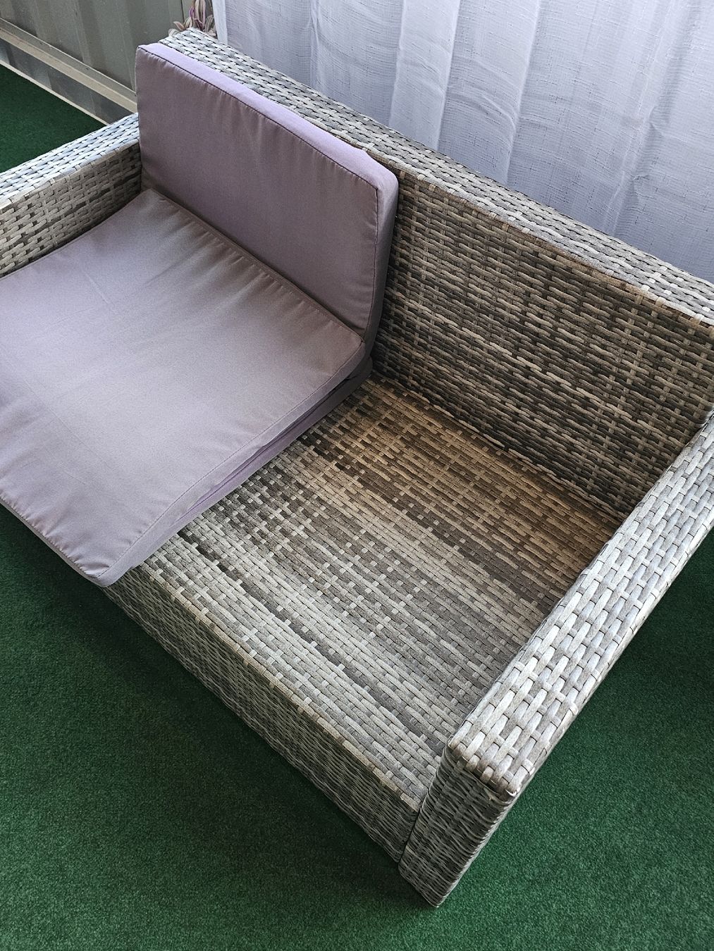 Divani: Rattan Gartensofa 124x66 cm – Usato da Zürich venduto da web_f59x 3