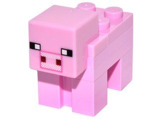 Lego Kit di costruzioni: minecraft Pig | LEGO Figur | minepig01 | used – Usato da Schneisingen venduto da 500_to_moon