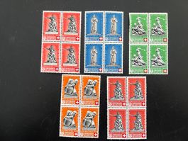 CH  Pro Patria 1940 No. 3-7  **  (5771)