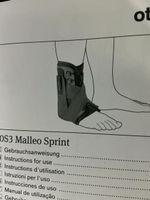 Ottobock Malleo Sprint OS3 Sprunggelenkbandage grau