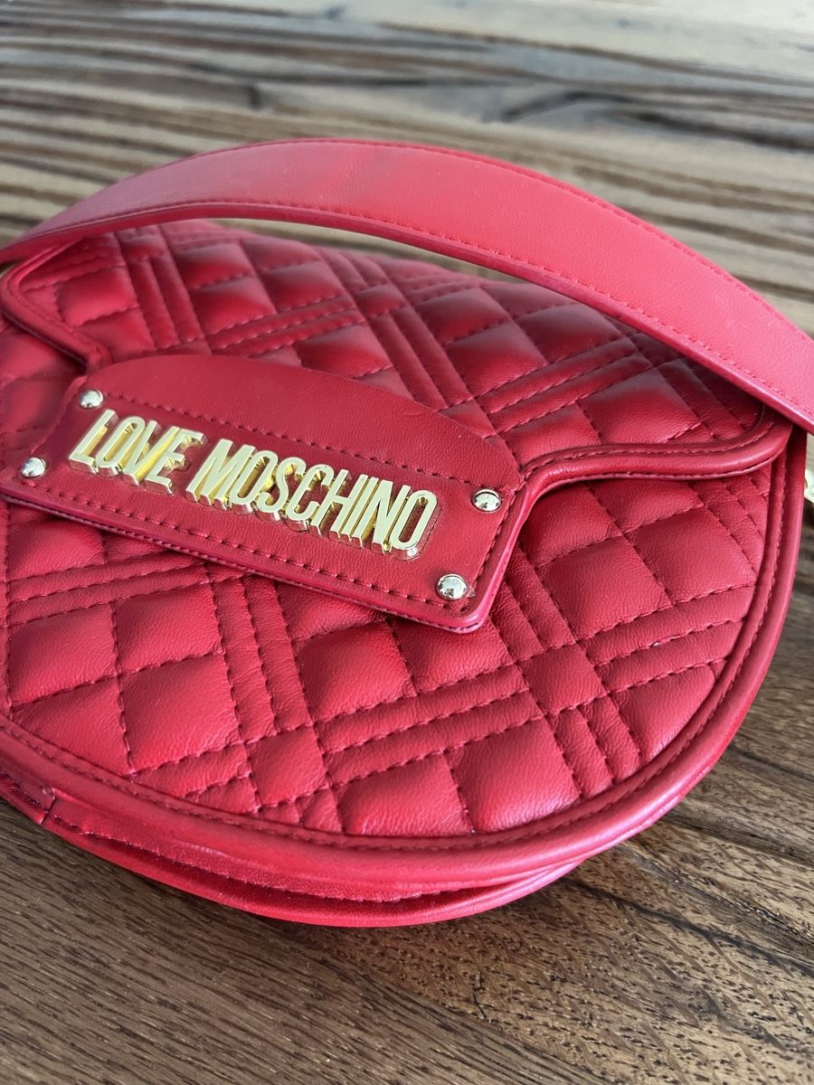 Moschino Borse da donna: Love Moschino Tasche rot mit Kette – Usato da Chur venduto da ZATO 1