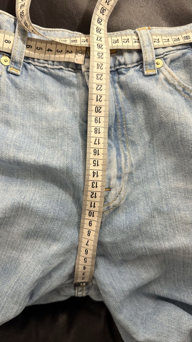 Mankind Jeans: 7 For All Mankind Lotta Denim-Linen Capri Jeans – Usato da St. Gallen venduto da lfs_nxl8 5